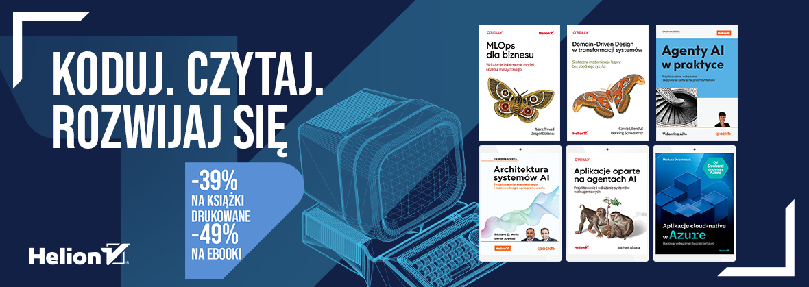 Grafika promocji - Koduj. Czytaj. Rozwijaj się